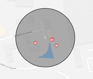 Round Point of interest - Geofence